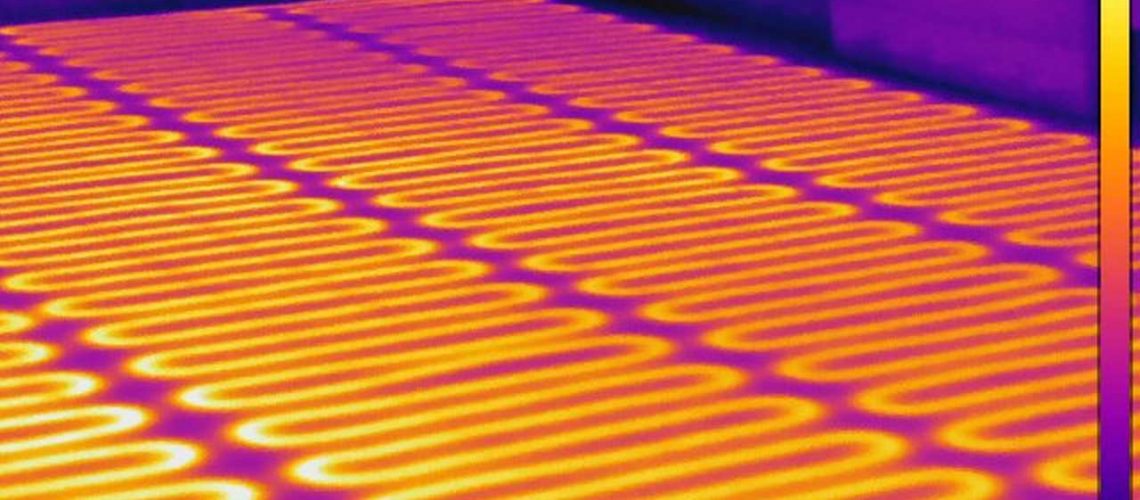 termografia de piso aquecido